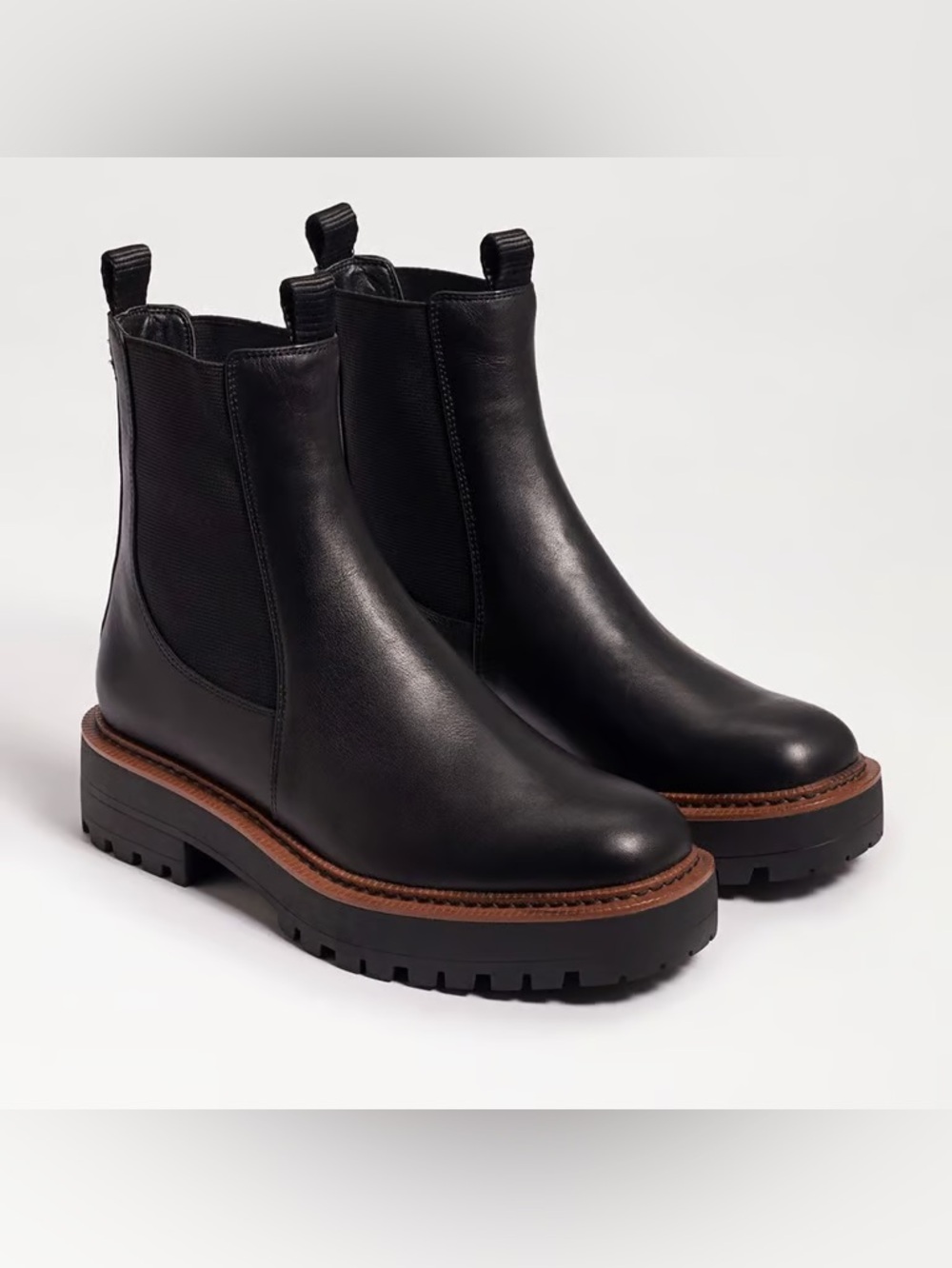 Sam Edelman black Laguna Chelsea Boots size 9!
